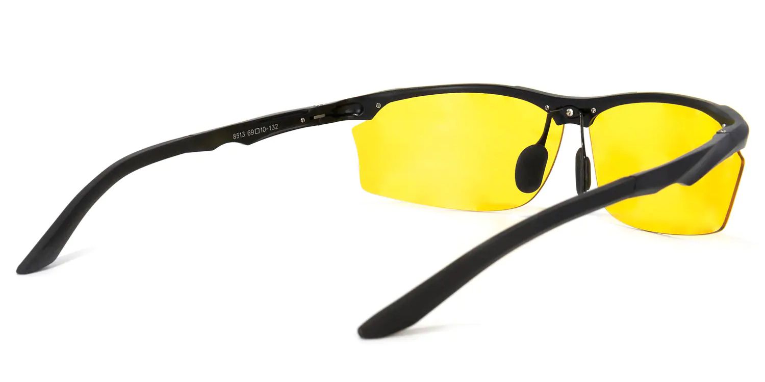 Godfrey Rectangle Yellow Lenses Cycling Goggles | ZEELOOL Canada4