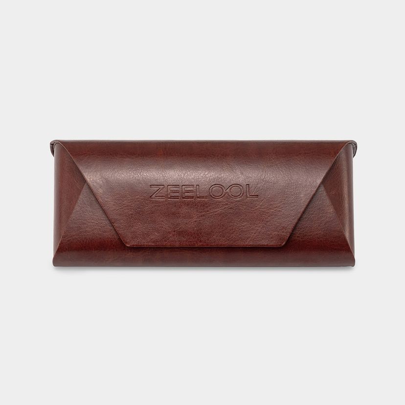 High-quality Portable Brown Glasses Storage Bag
