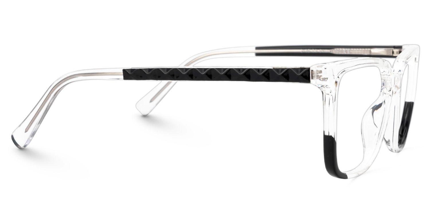 Krissy Clear Eyeglasses in Square Full-Frame  | ZEELOOL Canada2