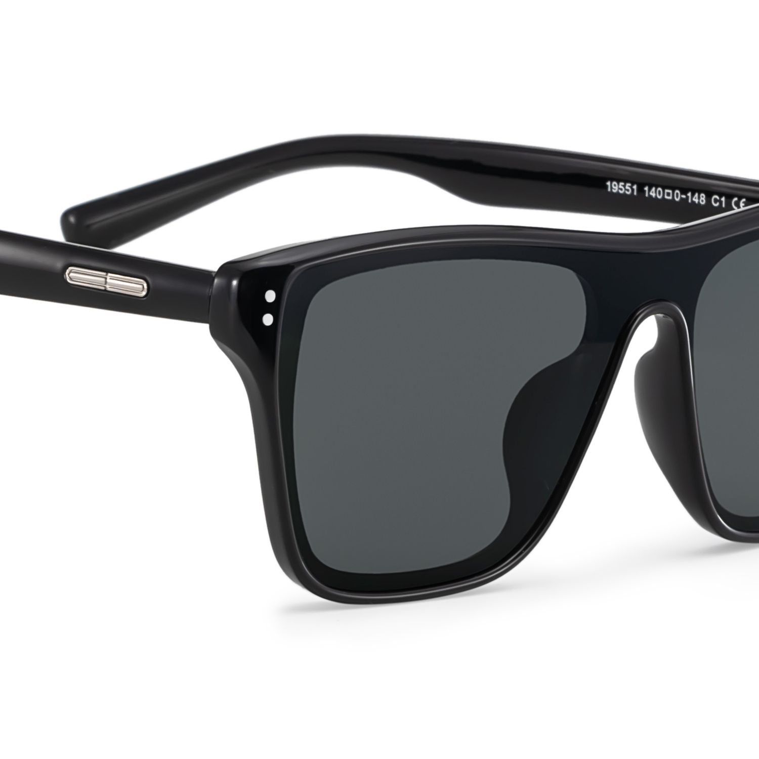 Paloma Black Aviator Polarized Sunglasses Online | ZEELOOL Canada3