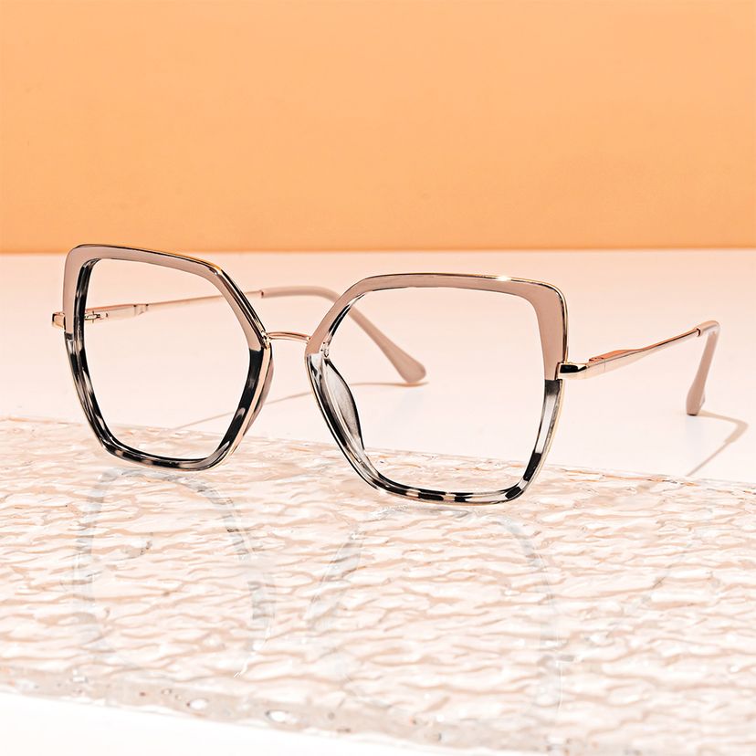 Keller Geometric Two-Tone Glasses