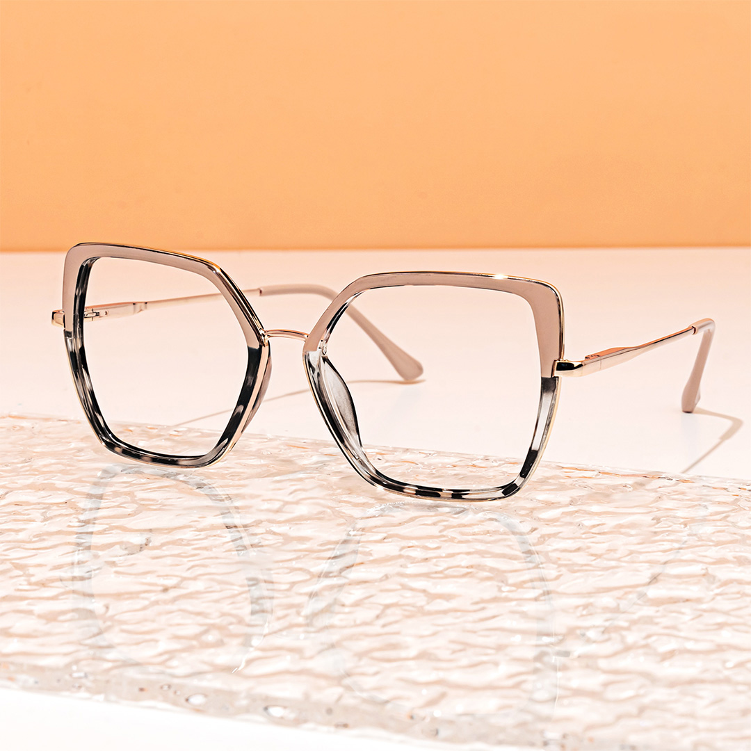 Keller Geometric Two-Tone Glasses