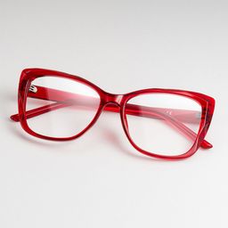 Farris Cat eye Red Glasses0