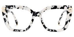 Cardozo Square Cow Print Glasses1