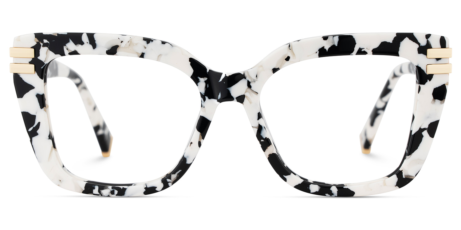 Cardozo Square Cow Print Glasses