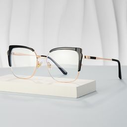 Jesmin Square Black Glasses0