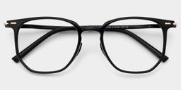 Isla Geometric Black Glasses1