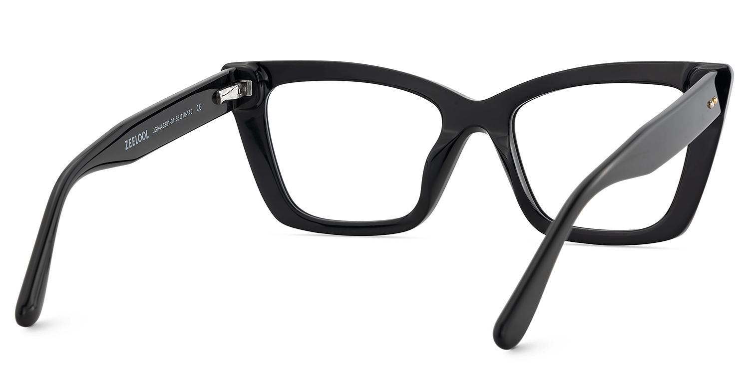 Black White Frame Glasses - Mcnatt on Sale | ZEELOOL Canada6