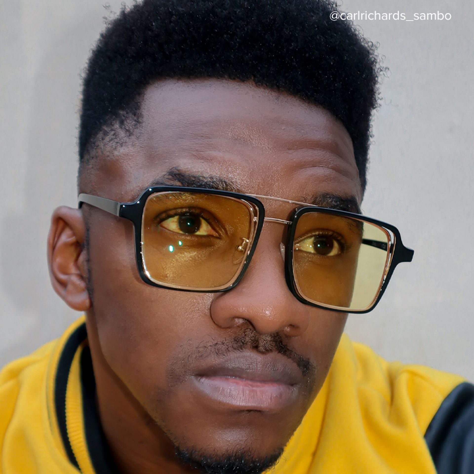 Nellie Aviator Black-Gold Eyeglasses & Frame Glasses9