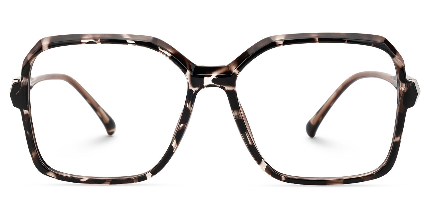 Wasmer Acetate Geometric Tortoise Frame Glasses | ZEELOOL Canada0
