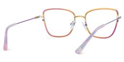 Solimar Iridescent Square Glasses5