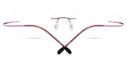 Evelyn Pink Cat eye Glasses4