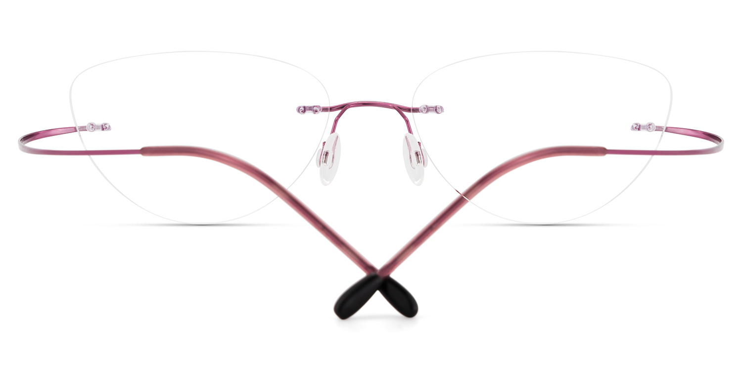 Evelyn Cat Eye Pink Glasses4