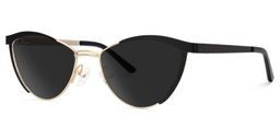 Sydney Cat Eye Black Sunglasses1