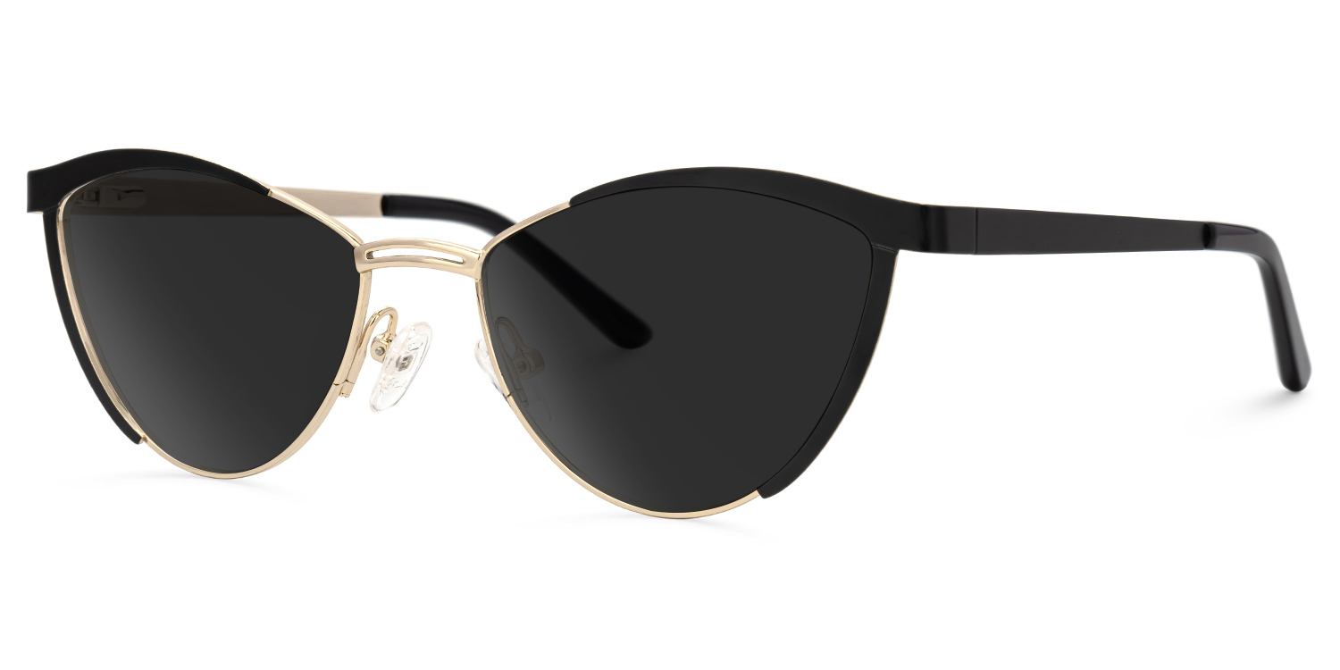 ZEELOOL Sydney Cat Eye Black Sunglasses