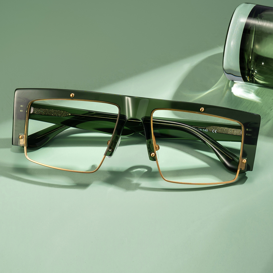 Maldonado Rectangle Black Glasses0