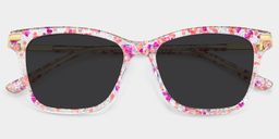Eliot Rectangle Pink Glasses1