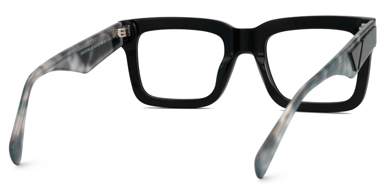 Shirmme Square Black Glasses5