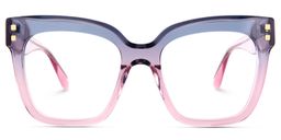 Minguela Square Gray Pink Glasses1