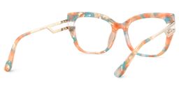 Kieran Floral Rectangle Glasses5