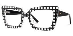 Tootie Butterfly Black Clear Glasses3