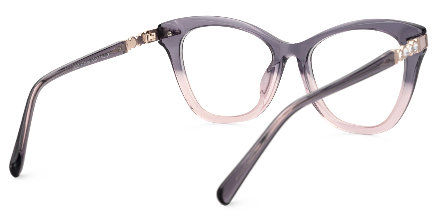 Designer Cledus Glasses in Mixed-Materials Full-Frame3