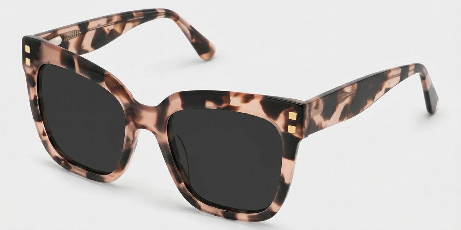 Minguela Square Cheetah Print Tortoise Glasses | Zeelool2