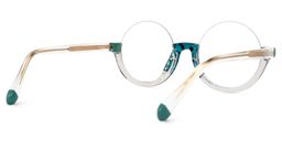 Cheril Round Clear Glasses3