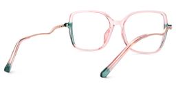 Rendon Square Pink Glasses3