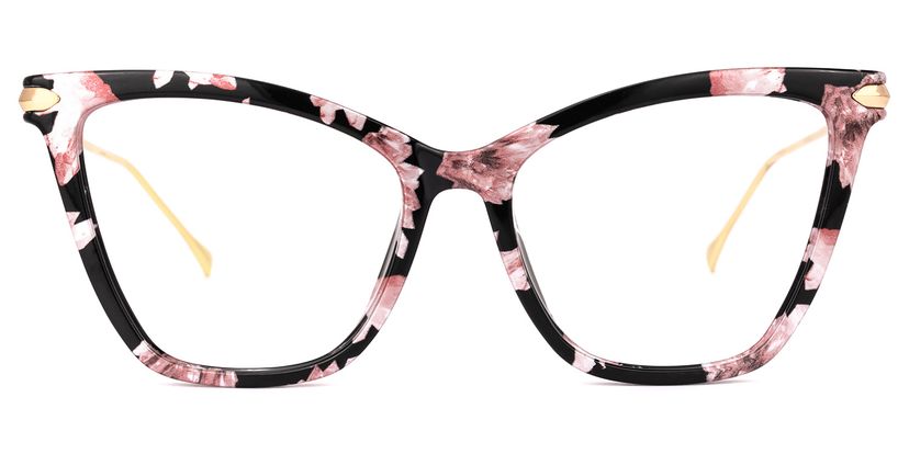 Hilary Butterfly Pink Floral Glasses