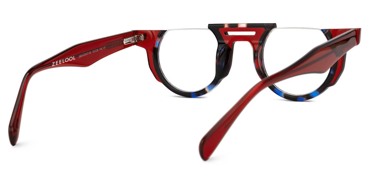 New Red Color for Mastin Acetate Eyeglasses  | ZEELOOL Canada3