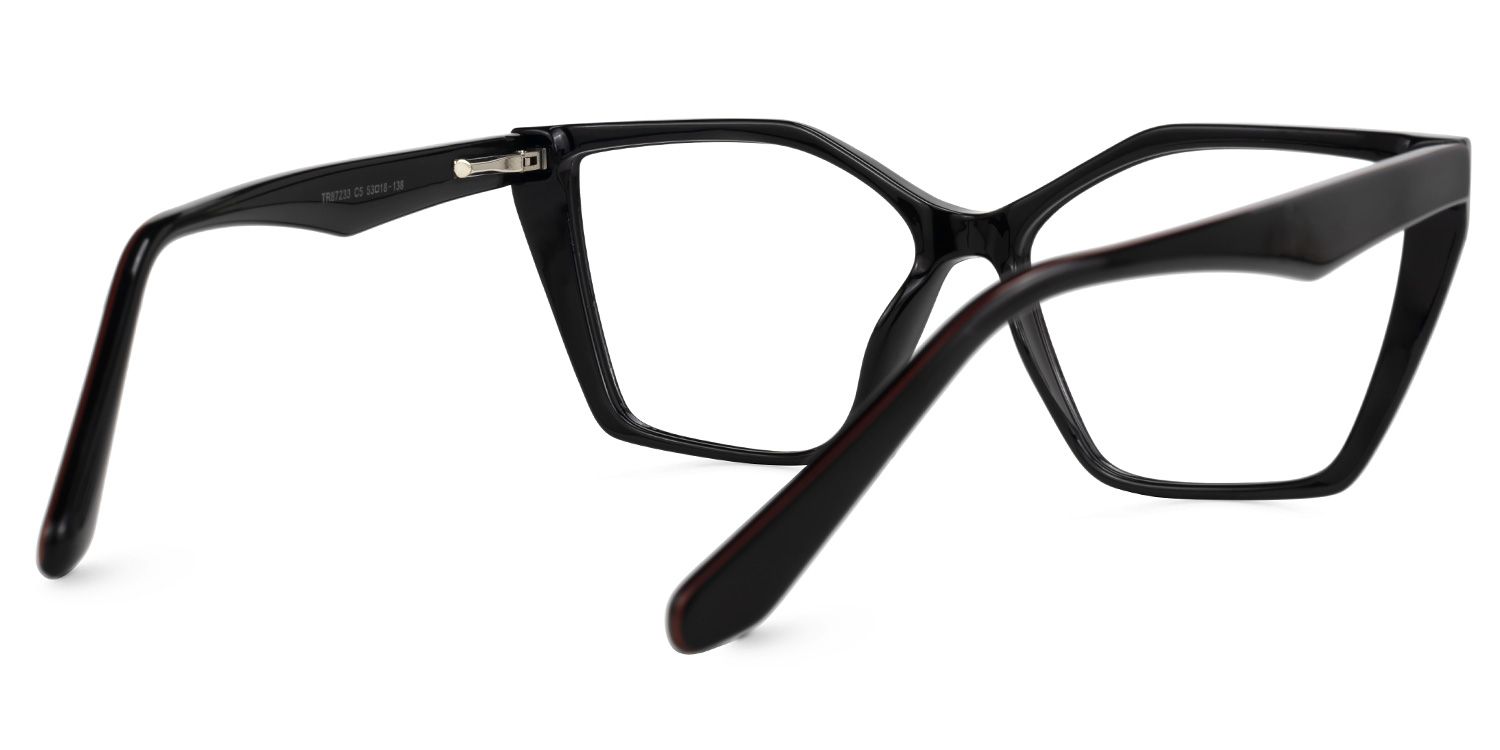 Cateye Ruthie Black Glasses deals -Zeelool Glasses