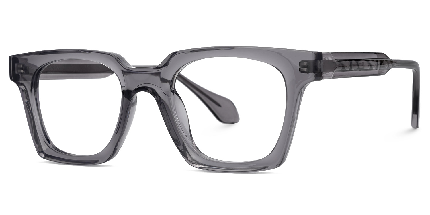 Square Oconnor Gray Color Frame Glasses | ZEELOOL Canada1