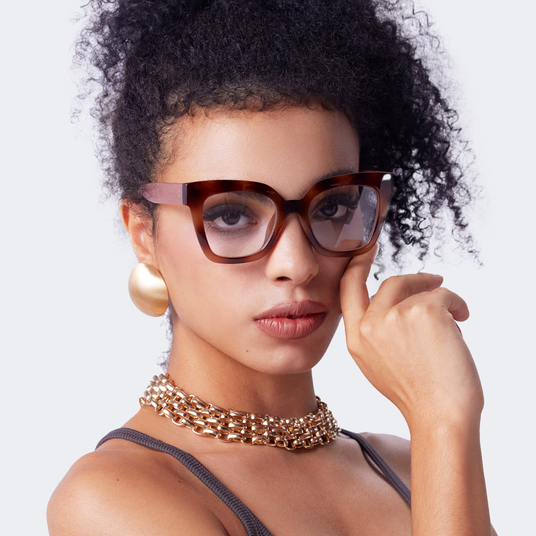 Malcolm Square Burnt Umber Frame Glasses | ZEELOOL Canada9