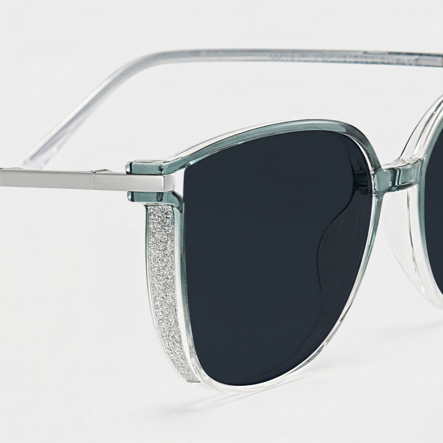 Rodz Sage Green Frame Glasses with Square Design4