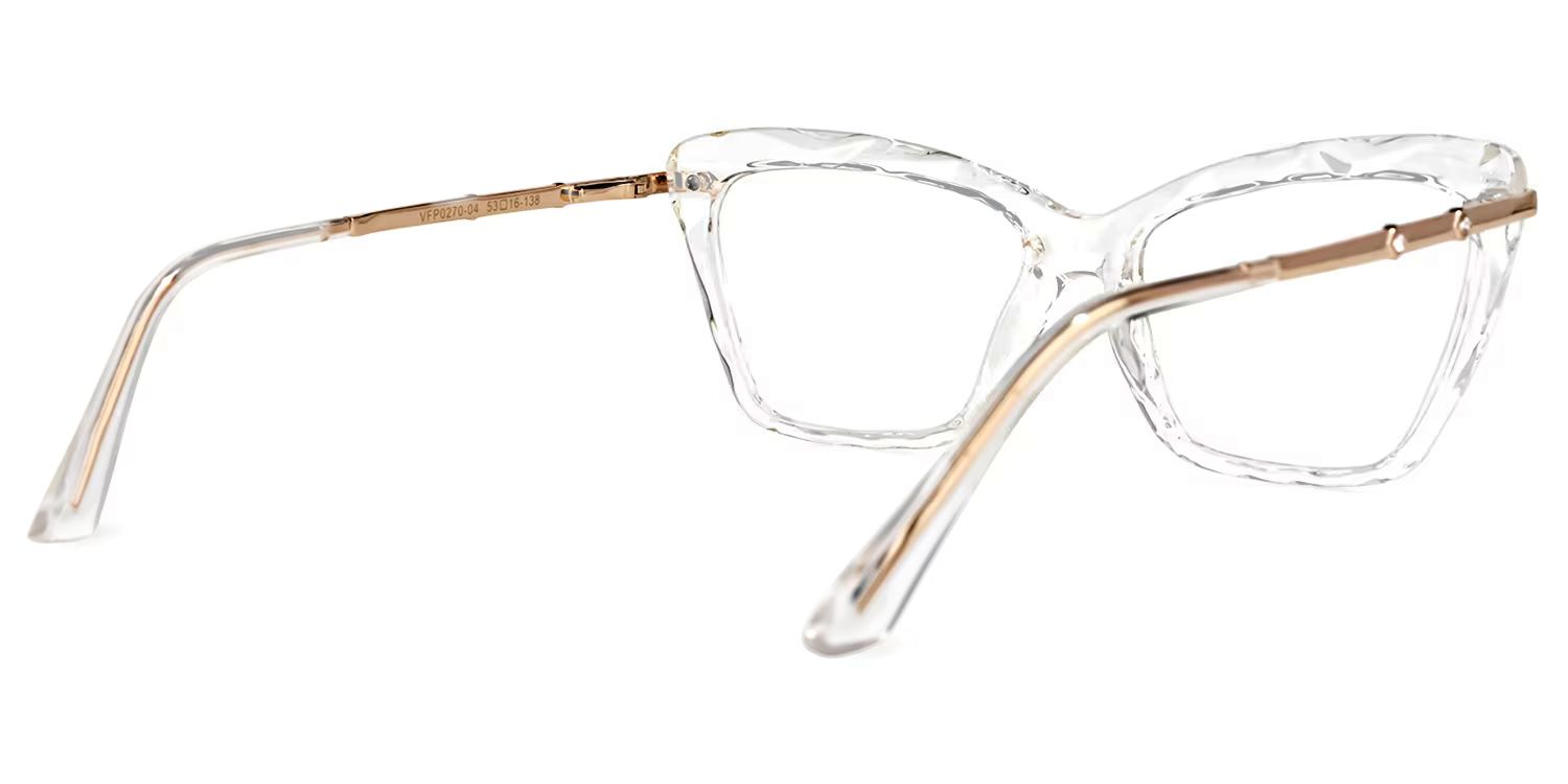 Juliet Clear Cateye Frame Glasses | ZEELOOL Canada3