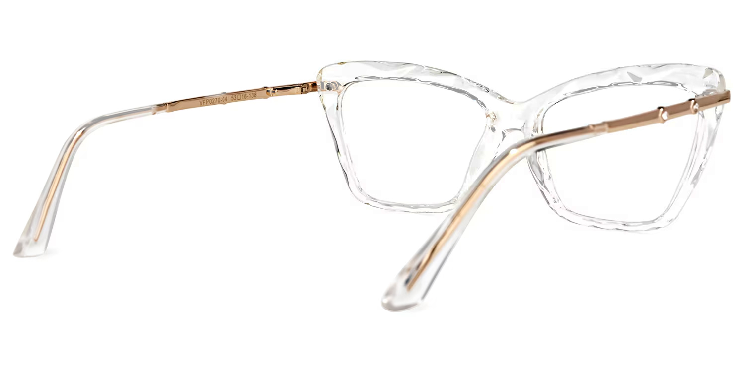 Juliet Crystal Cateye Frame Glasses | ZEELOOL Canada3