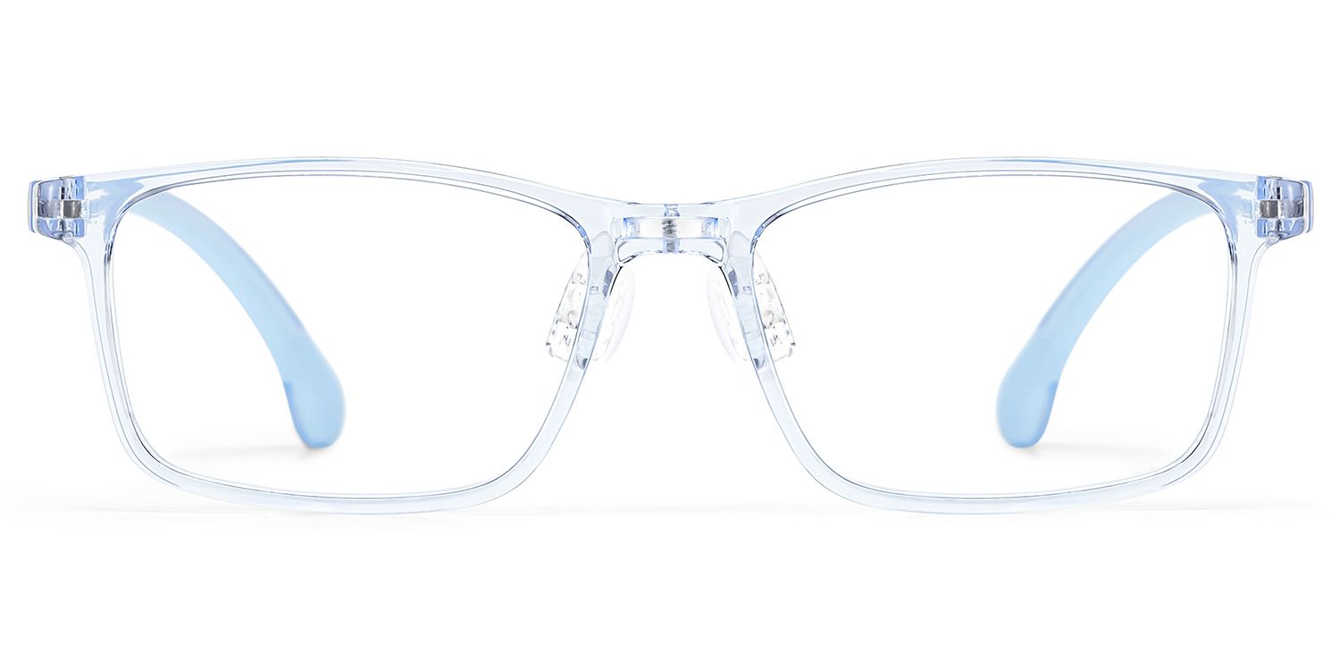 Sunny Rectangle Blue Frame Eyeglasses for Tween0