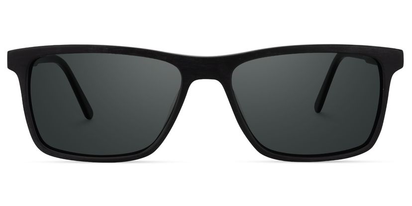 Daniel Black Rectangle Sunglasses