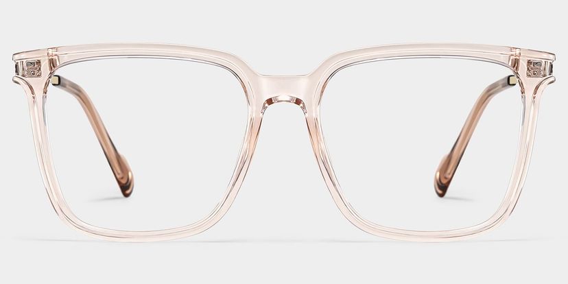 Zeyna Square Beige Glasses
