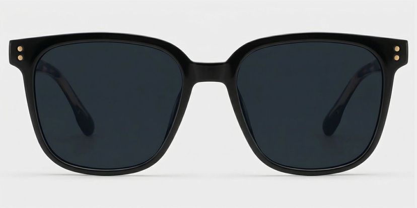 Donnalyn Black Square Glasses