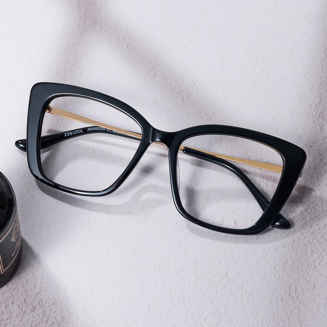 Sheyla Black Cat Eye Frames For Women | ZEELOOL Canada0