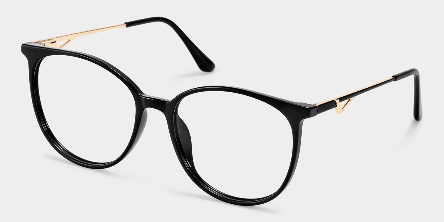 TR90 Chanty Eyeglasses, Chanty Round Glasses -Zeelool Glasses2