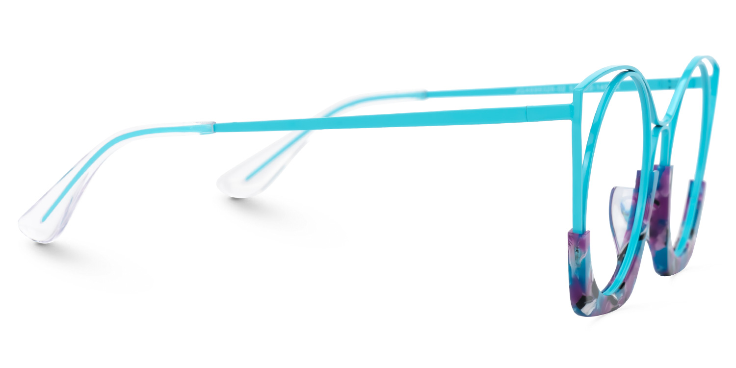 Barbara Glasses in Atoll-Light Blue Eyglass Frames2