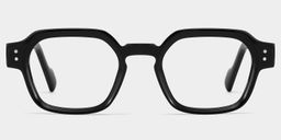 Joy Geometric Black Glasses0
