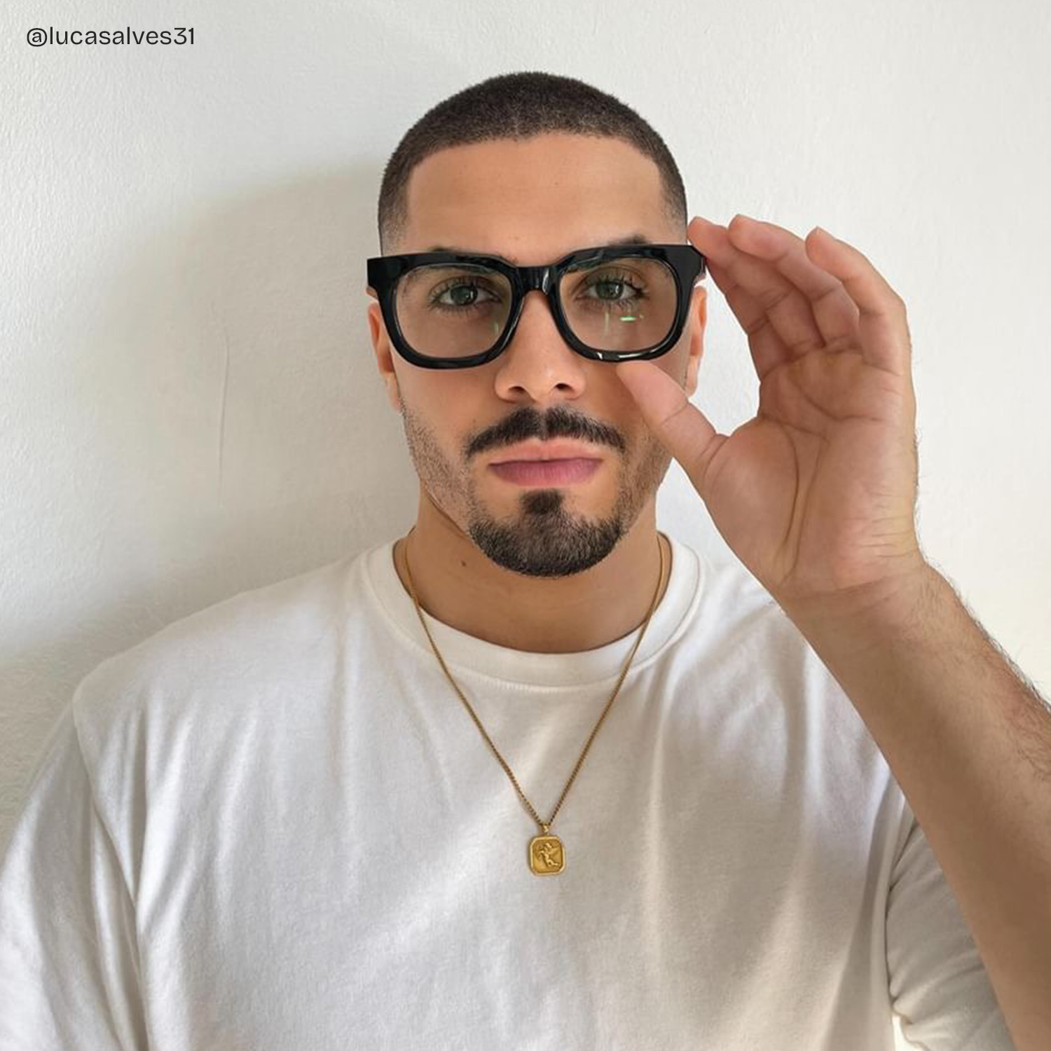 Sam Rectangle Wood Glasses