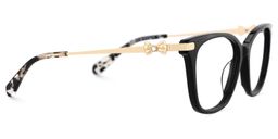 Suzy Rectangle Black Glasses4