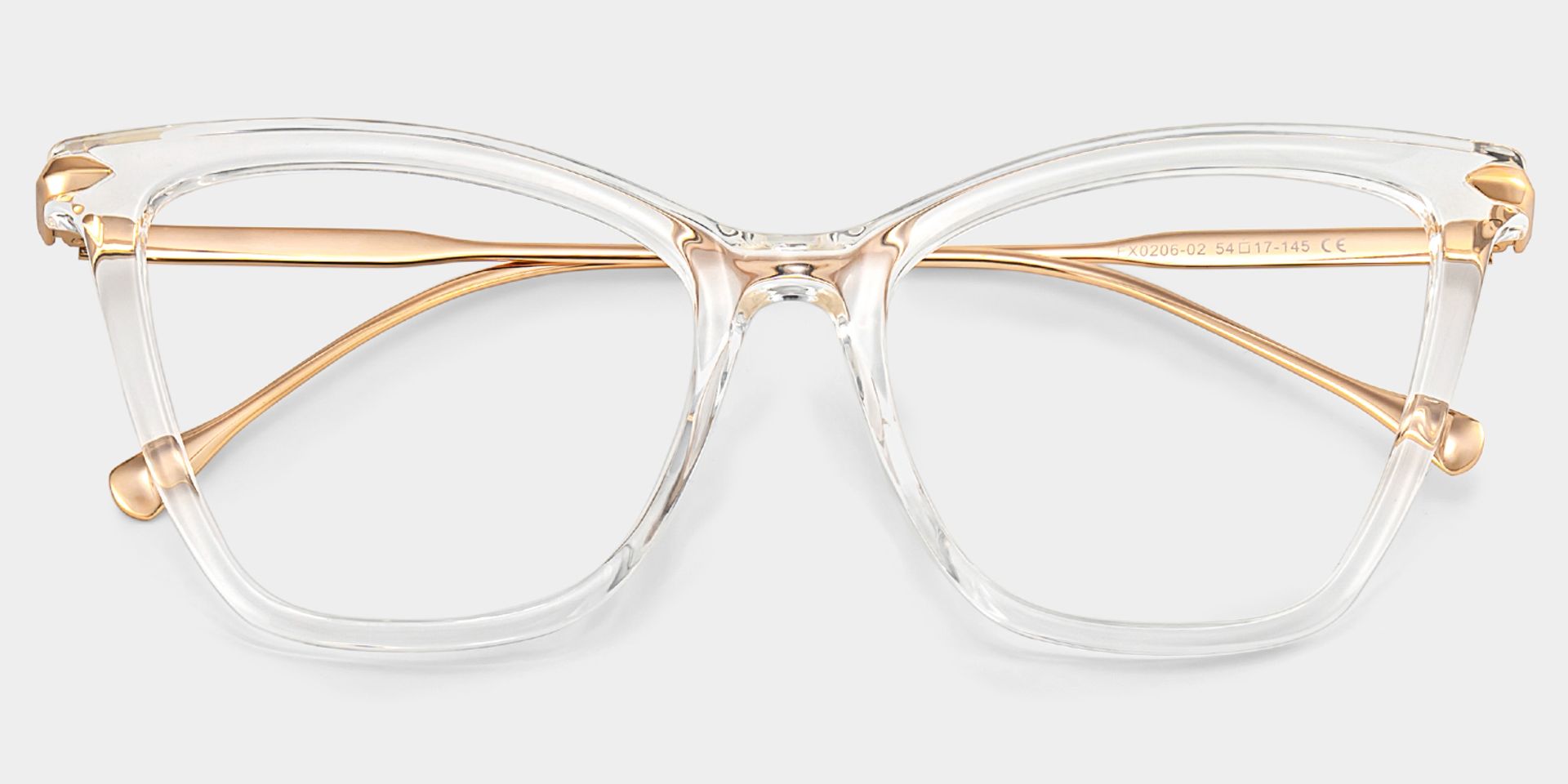 Hilary Butterfly Clear Frame Glasses | Zeelool1