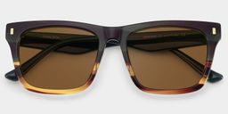 Brookins Rectangle Multicolor Glasses1