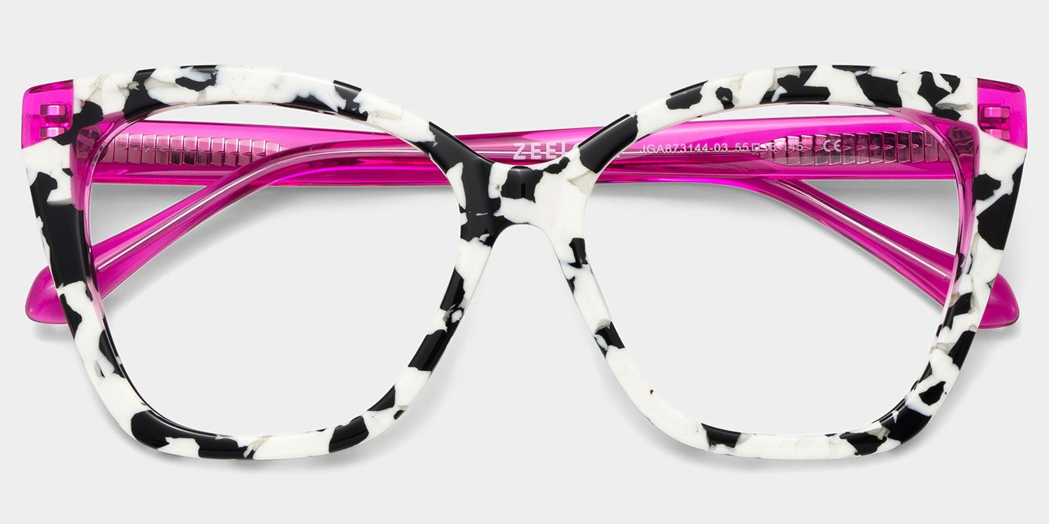 Kira Cow Frame Glasses with Butterfly Frame Online | ZEELOOL Canada2